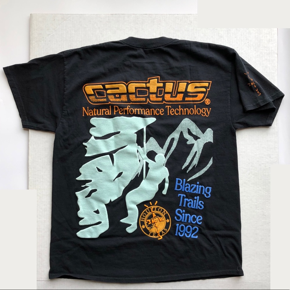 Travis Scott Path T-Shirt Washed Black